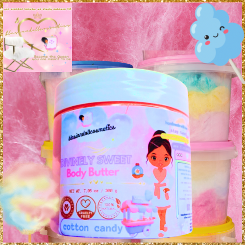 Coton candy 🍫 Body Butter ♡ Beurre corporel parfum barbapapa