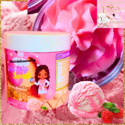 Raspberry Ice Cream 🍦 Body Butter ♡ Beurre corporel parfum Glace à la framboise