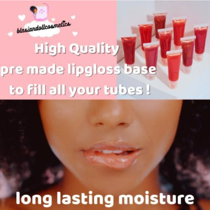 Strawberry sauce lipgloss, premixed lipgloss base,8oz ♡base lipgloss coulis fraise 🍓200ml