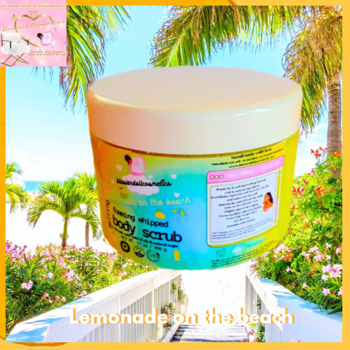 Lemonade on the beach 🍋 foaming scrub 16oz ♡ Gommage moussant 450g