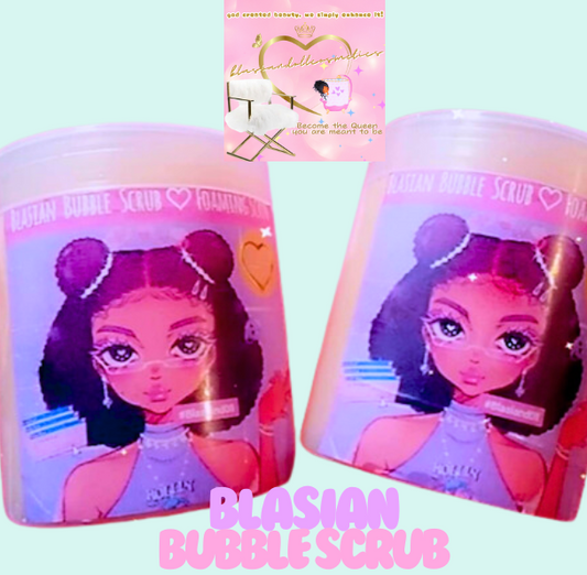 blasian bubble scrub 🍬 foaming scrub 8.5 oz ♡ Gommage moussant blasiandoll 250g